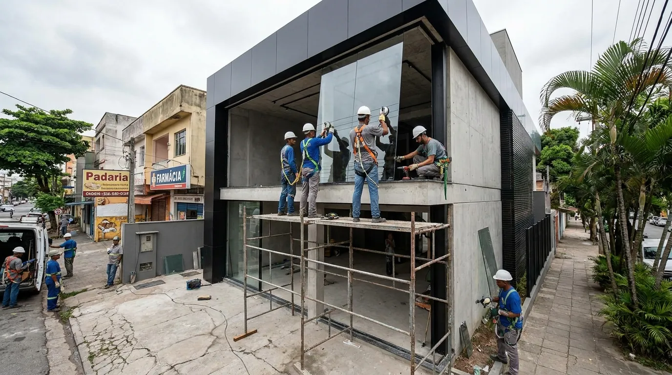 Fachadas para Lojas e Empresas em Recife‑PE
