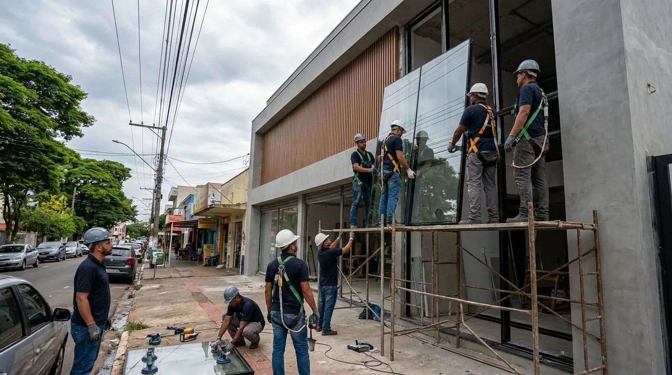Fachada de Vidro em Ipsep, Recife‑PE